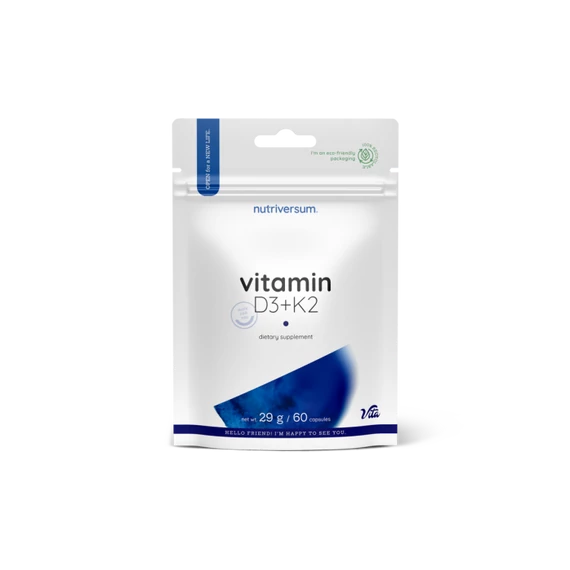 Nutriversum Vita D3+K2 kapszula 60x