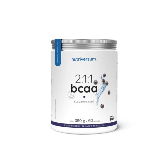 Nutriversum Flow 2:1:1 BCAA+GLUTA feketeribizli 360g