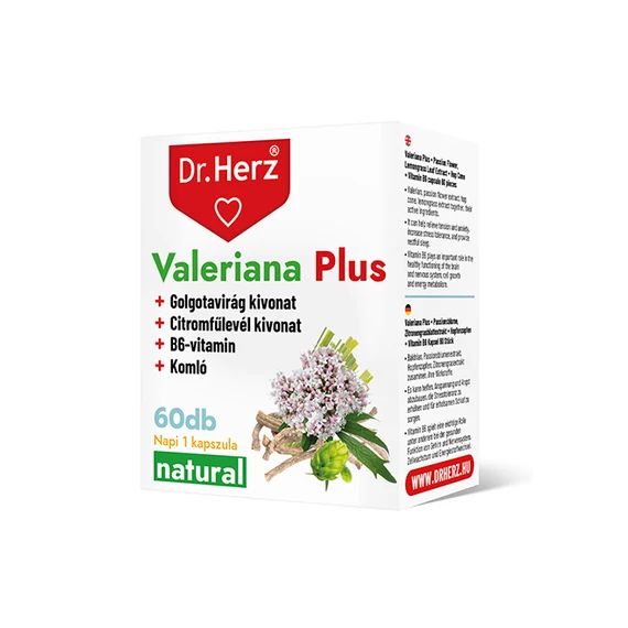 Dr Herz Valeriana plus kapszula 60x