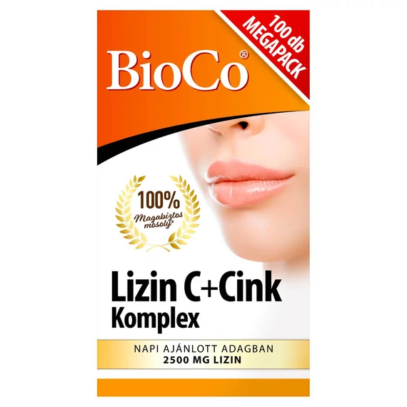 BioCo Lizin C+Cink Komplex MEGAPACK tabletta 100x