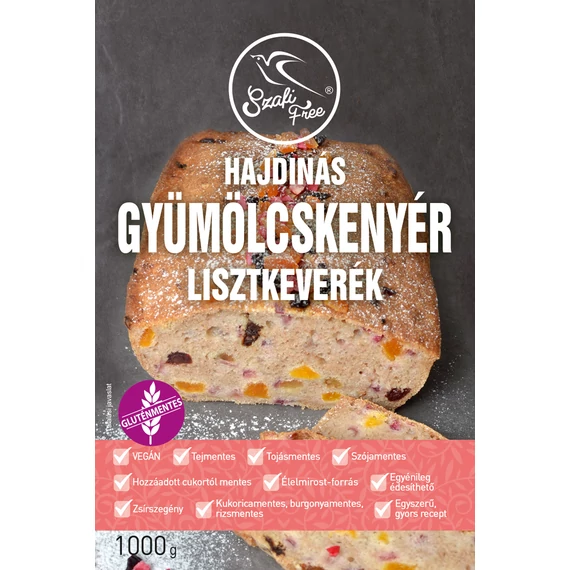 Szafi free hajdinás gyümölcskenyér lisztkeverék glutment 5kg