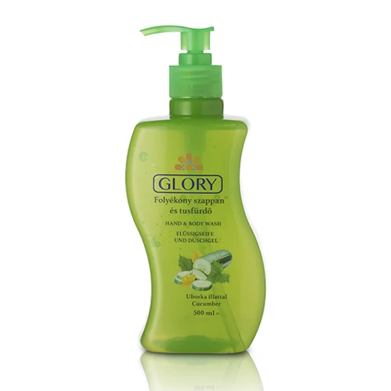 Glory folyékony szappan és tusfürdő uborka illattal 500ml