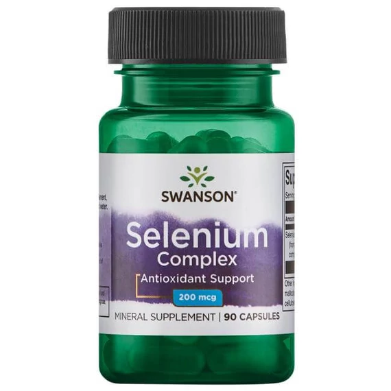 Swanson Selenium Komplex 200mcg kapszula 90x