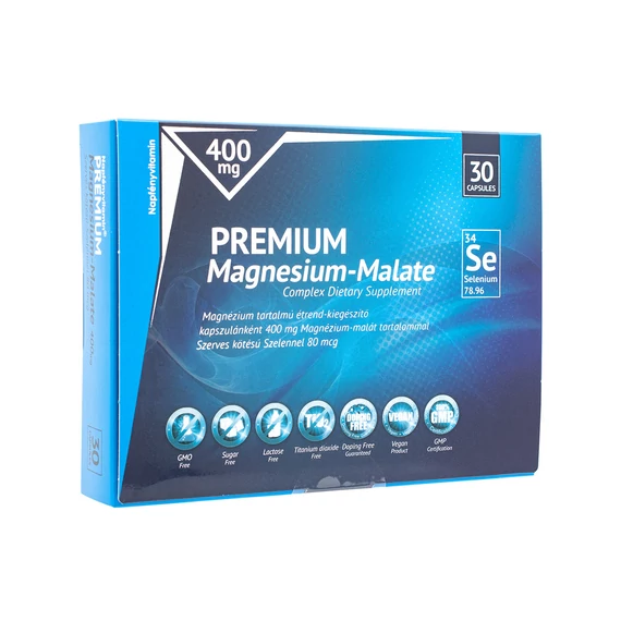 NapfényVitamin Prémium Magnézium-malát 400mg+szerves szelén kapszula 30x