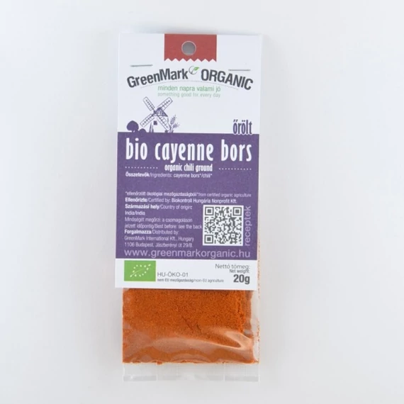 GreenMark bio Cayanne bors őrölt 20g