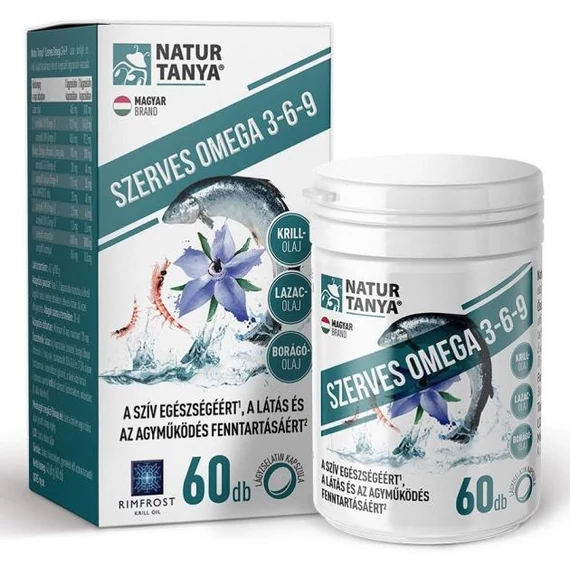 Natur Tanya szerves omega 3-6-9 60x