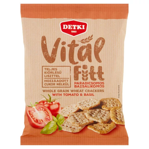 Detki Vitál Fitt Paradicsomos-bazsalikomos kréker 100g