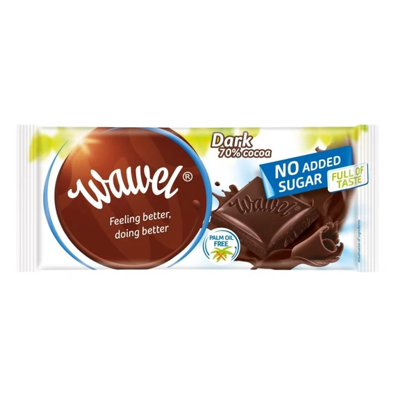 Wawel diabetikus étcsokoládé 70% 90g