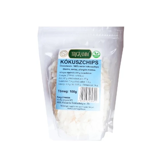 Trigramm kókusz chips 100g