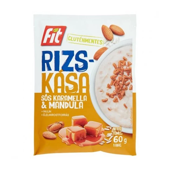 Fit reggeli rizskása inulinnal sós karamell mandulával 60g