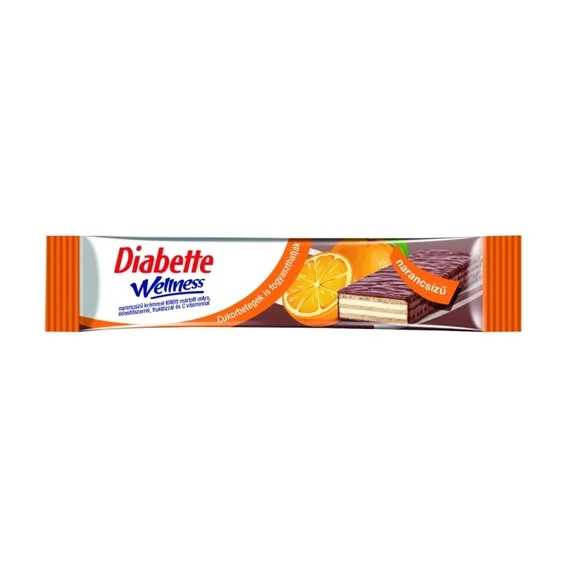 Dibette narancs ízű krémmel töltött ostya frukt.glutment 26g