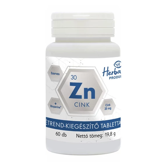 HerbalProdukt Szerves Cink 30x