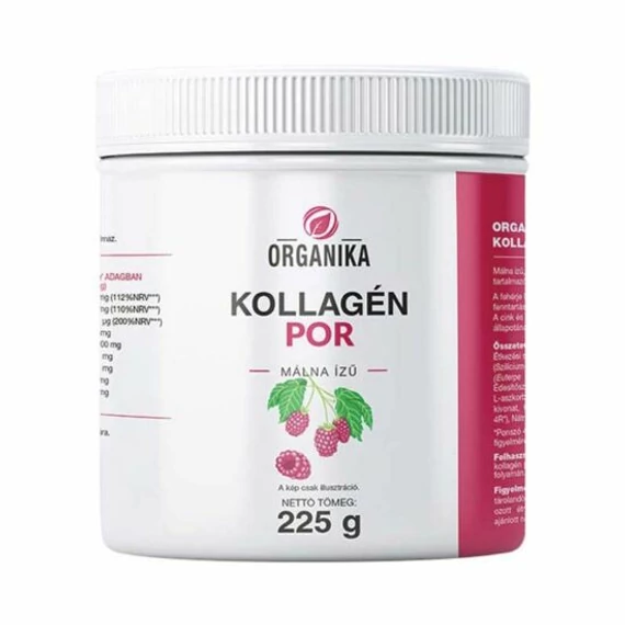 Organika Kollagén italpor málnás 225g
