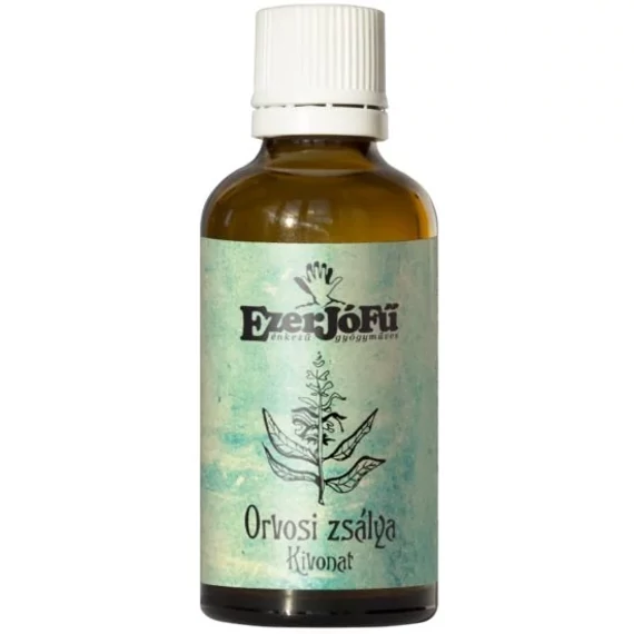 Ezerjófű Orvosi Zsálya glicerines kivonat 50ml