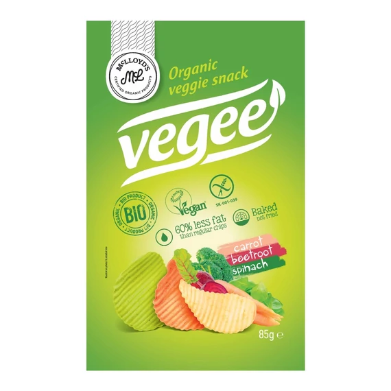 Organique bio Burgonyás snack zöldséges 85g