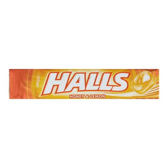 Halls Honey and Lemon sárga 32g