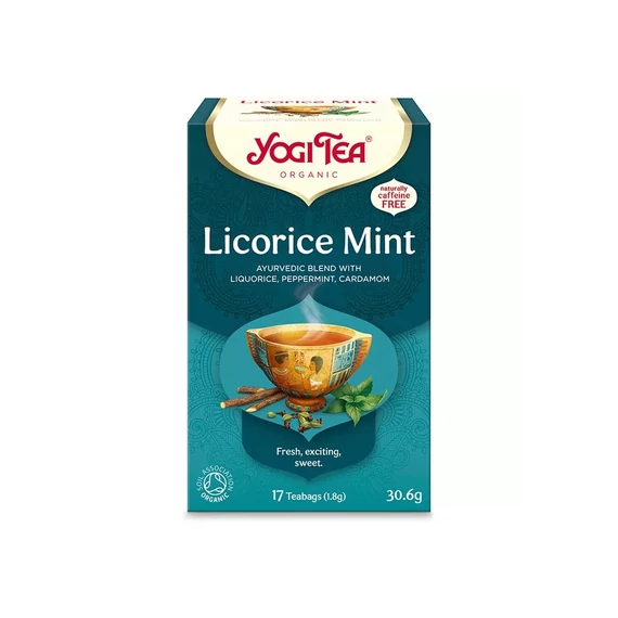 Yogi bio tea Édesgyökér menta Licorice Mint 17x