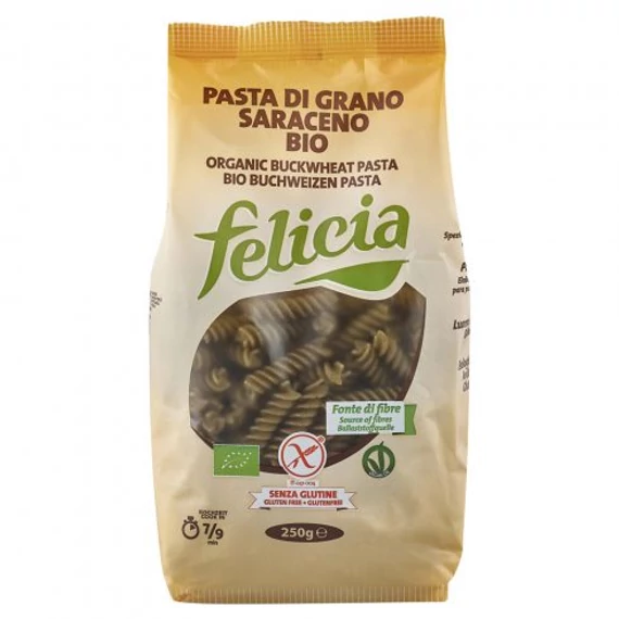 Felicia Bio hajdina fusili gluténmentes tészta 250g