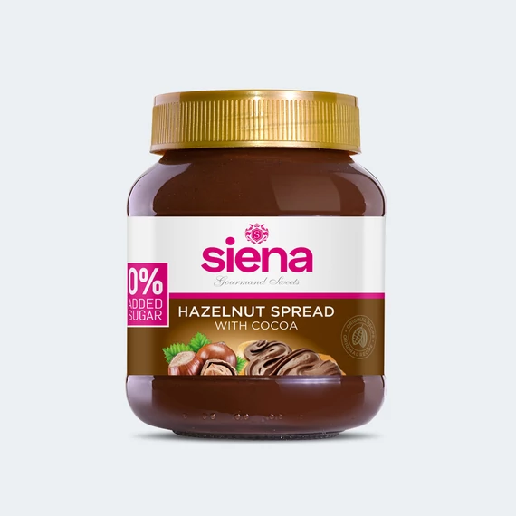 Siena kakaós mogyorókrém édesítőszerekkel 400g