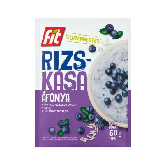 Fit reggeli Rizskása Áfonyával 60g