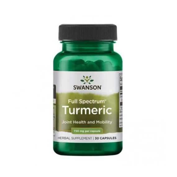 Swanson Turmeric [kurkuma] kapszula 720mg 100x