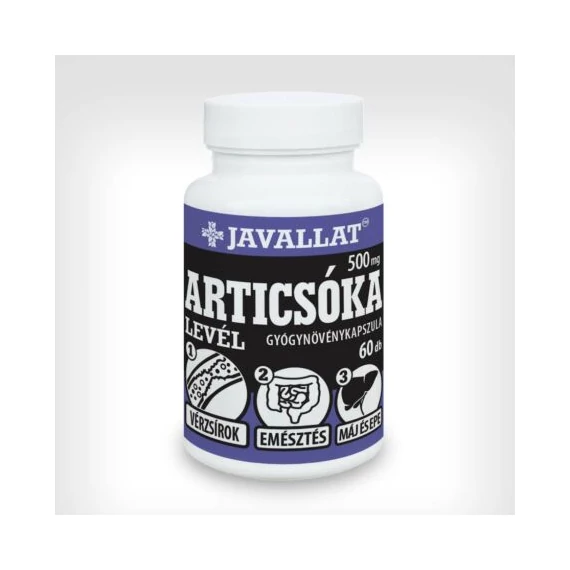 Javallat articsóka levél kapszula 60x