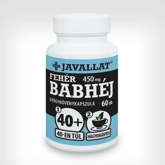 Javallat fehér babhéj kapszula 60x