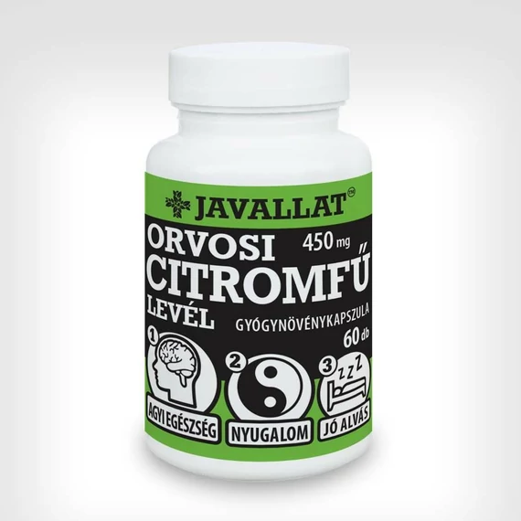 Javallat orvosi citromfű levél kapszula 60x