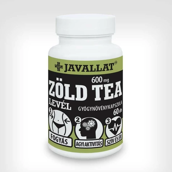 Javallat zöld tea levél kapszula 60x