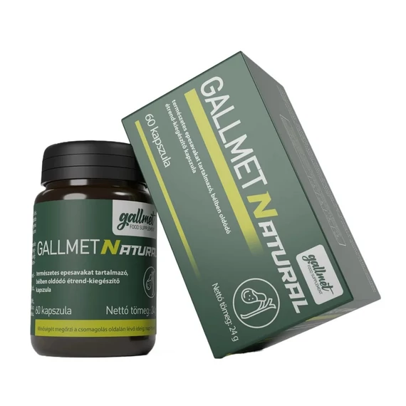 Gallmet Natural természetes epesav kapszula 60x