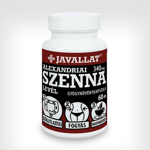 Javallat alexandriai szenna levél kapszula 60x