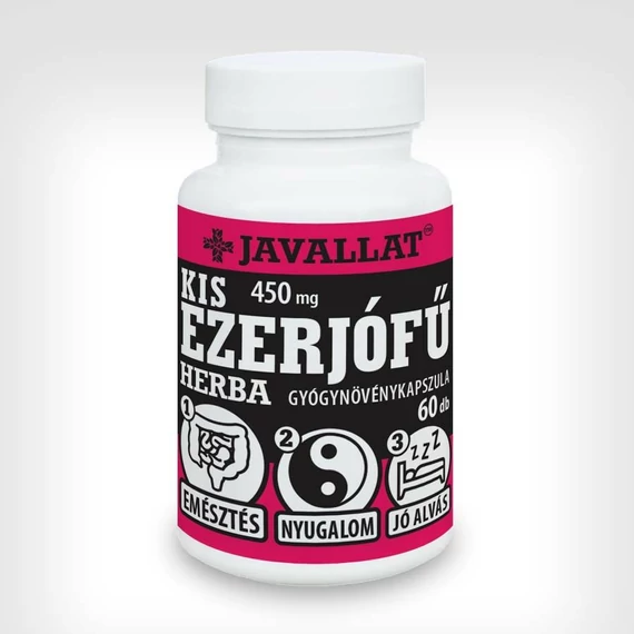 Javallat kisezerjófű herba kapszula 60x