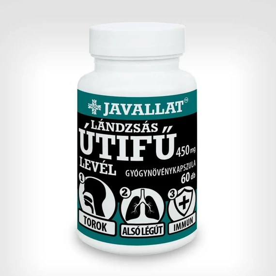 Javallat lándzsás útifű levél kapszula 60x