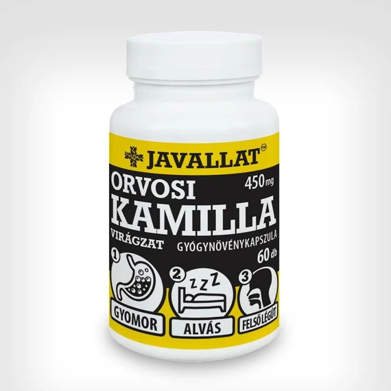 Javallat orvosi kamilla virágzat kapszula 60x