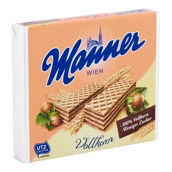 Manner mogyorókrémmel töltött ostya 75g