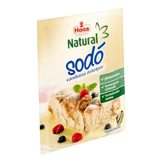 Haas Natural vanília sodó öntetpor 15g
