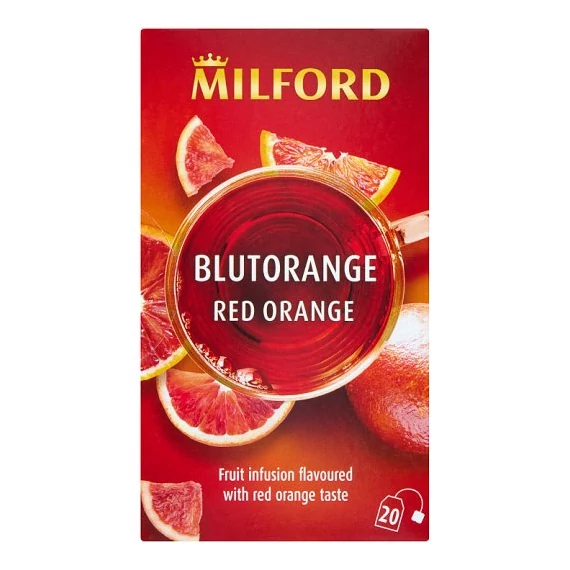 Milford vérnarancs ízű gyümölcstea 20x2,5g 20x