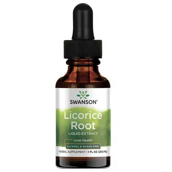 Swanson édesgyökér csepp 30ml 100mg
