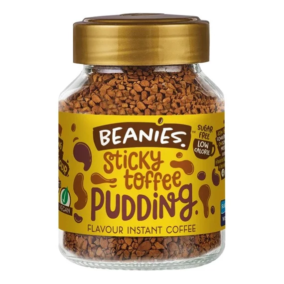 Beanies Karamell&angol puding ízű instant kávé 50g