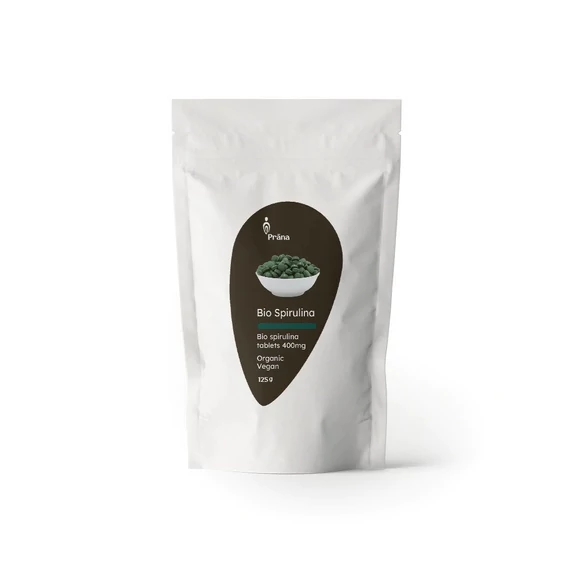 Prana bio spirulina tabletta 400mg 125g