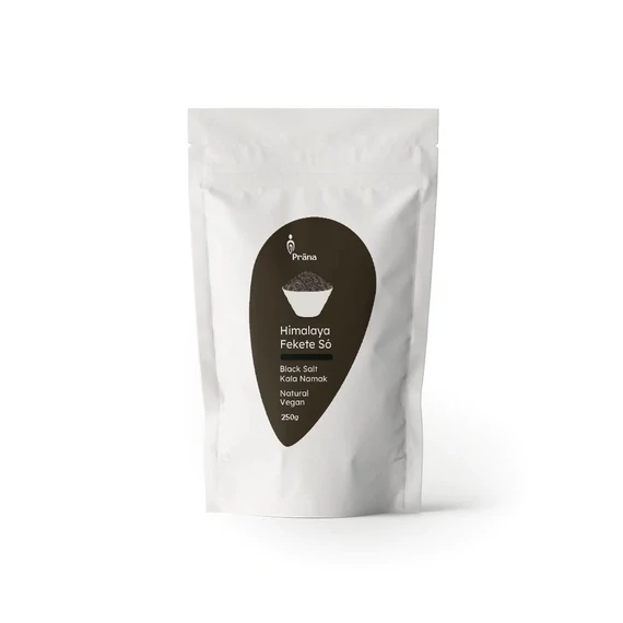 Prana bio őrölt fekete só 250g