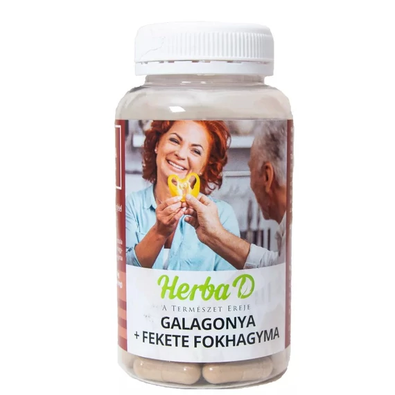 Herba-D Galagonya+Fekete fokhagyma kapszula 30x