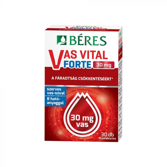 Béres Vas Vital Forte 30mg filmtabletta 30x