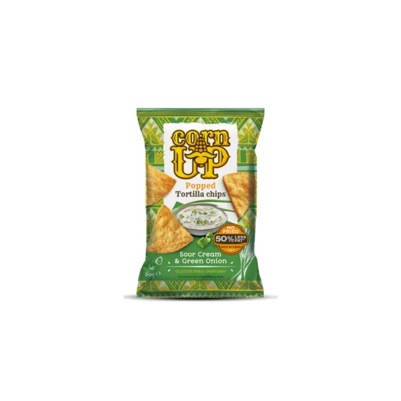 Corn Up Tortilla chips Hagymás tejfölös ízű 60g