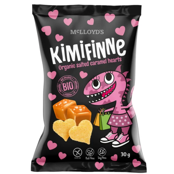 McLLOYD'S bio kimifinne extrudált sós,karamellás snack 30g