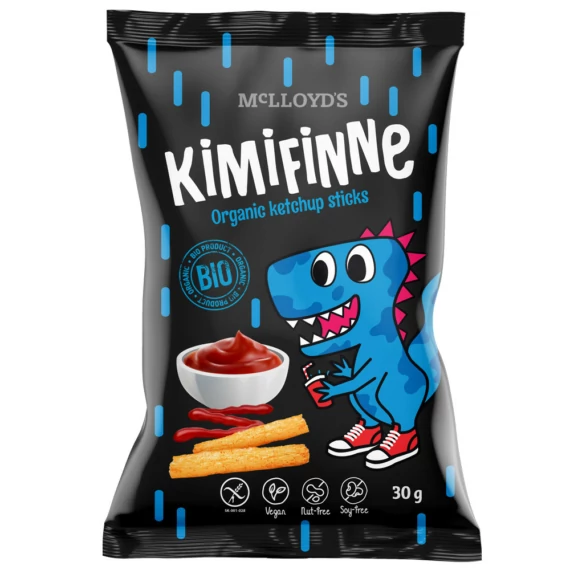McLLOYD'S bio kimifinne extrudált ketchupos snack 30g