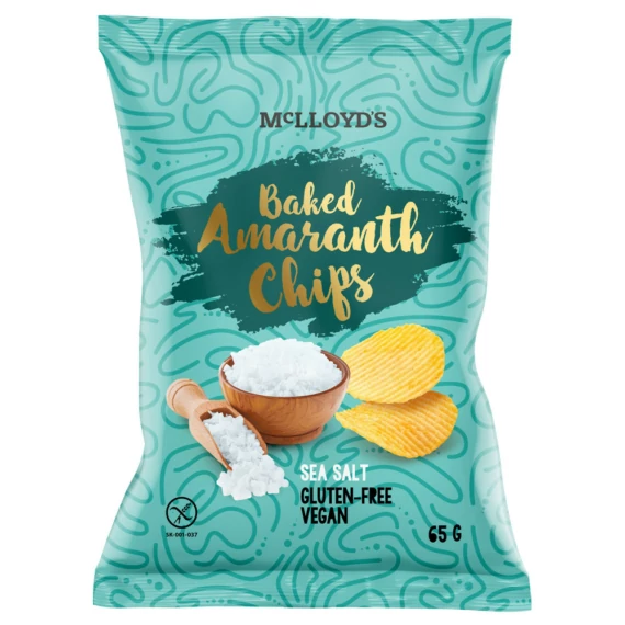 McLLOYD'S bio amaranth tengeri sós chips 65g
