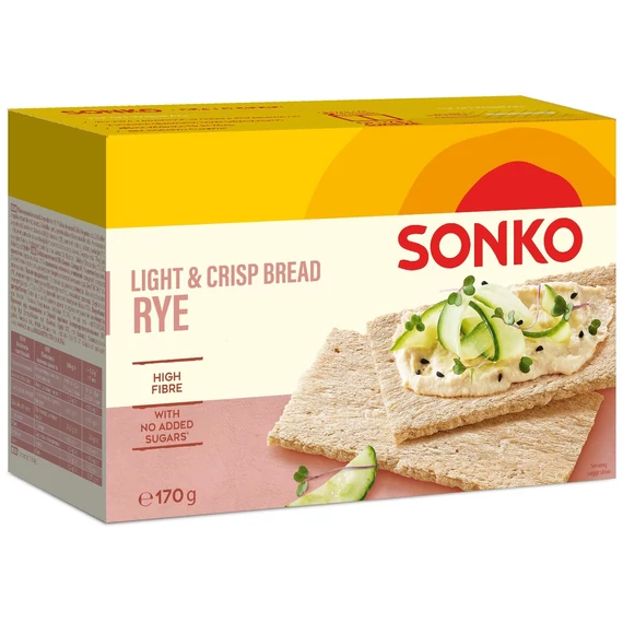 Sonko ropogós kenyér rozsos 170g