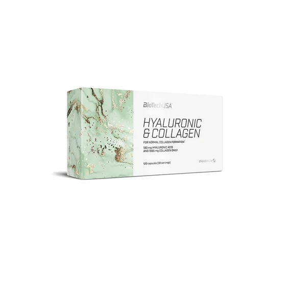 Biotech Usa Hyaluronic és Collagen kapszula 120x