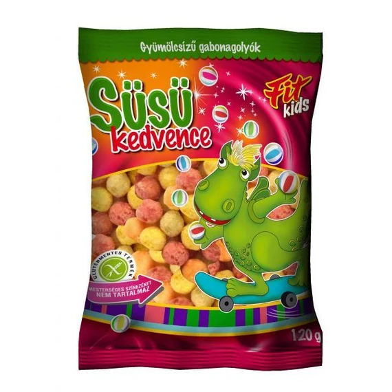 Bobo kedvence gyümölcsízű gabonagolyók 120g